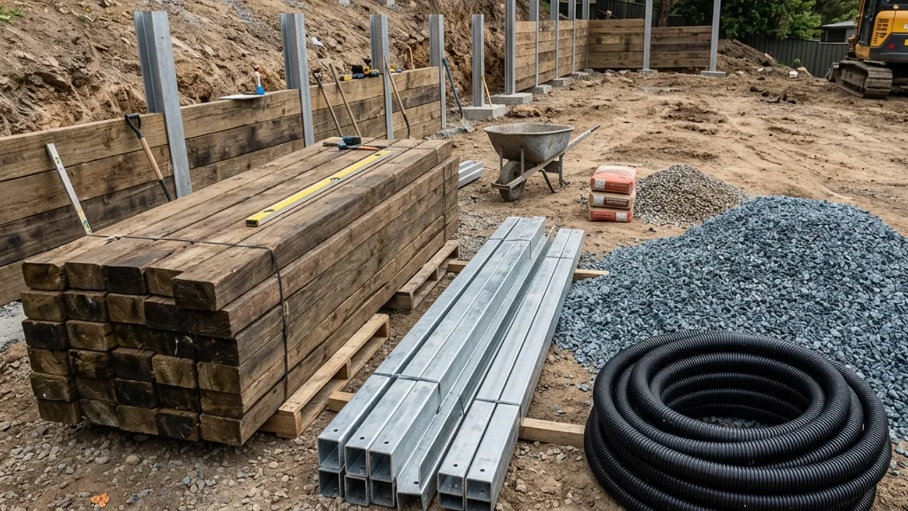 Retaining wall materials for Toowoomba cost planning